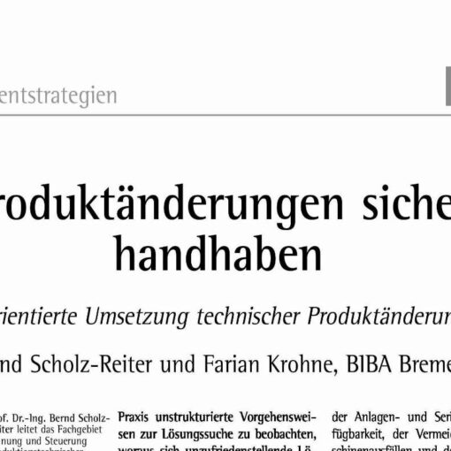 Produktänderungen sicher handhaben